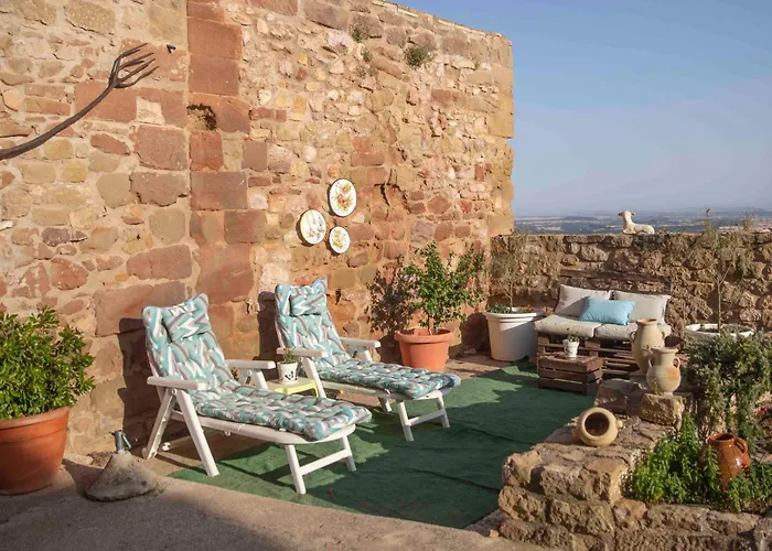 Casa Calvo En La Sierra De Guara Privada Con Piscina Grupos *