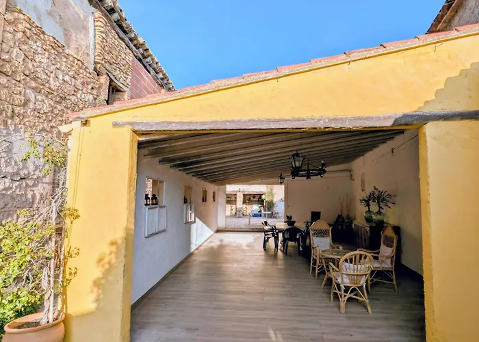 Casa Calvo En La Sierra De Guara Privada Con Piscina Grupos *